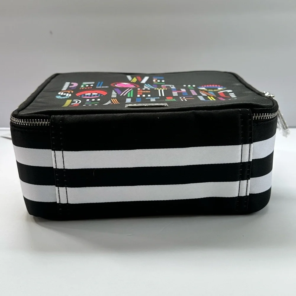 Sephora X ToTheMarket Black Cosmetic Bag NWT